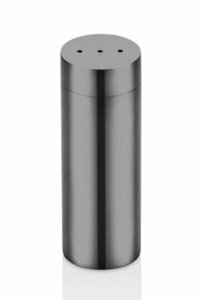 TEZEL BORU KARABİBERLİK/TUZLUK 3 DELİK (304)(Ø:32 MM H:90) PVD ANTRASİT